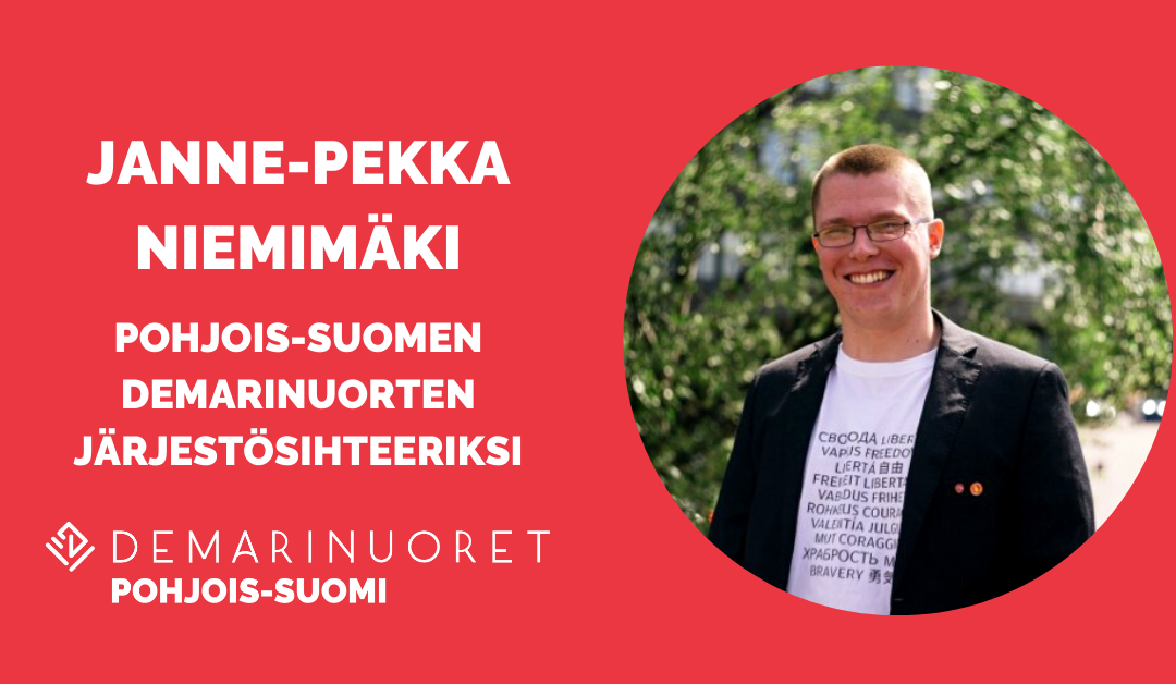 Janne-Pekka Niemimäki Pohjois-Suomen Demarinuorten järjestösihteeriksi