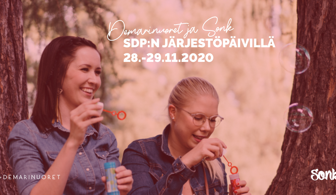 Ilmoittaudu mukaan SDP:n järjestöpäiville Vantaalle Demarinuorten ja SONKin delegaatiossa!