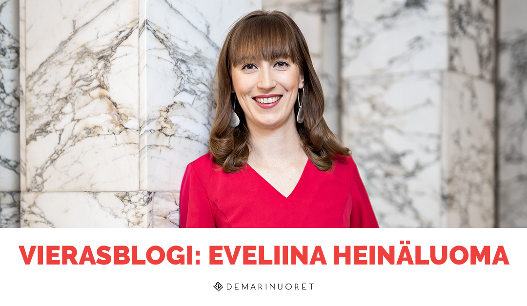 Kuvassa on kansanedustaja ja kuntavaltuutettu Helsingistä. Eveliina Heinäluoma.