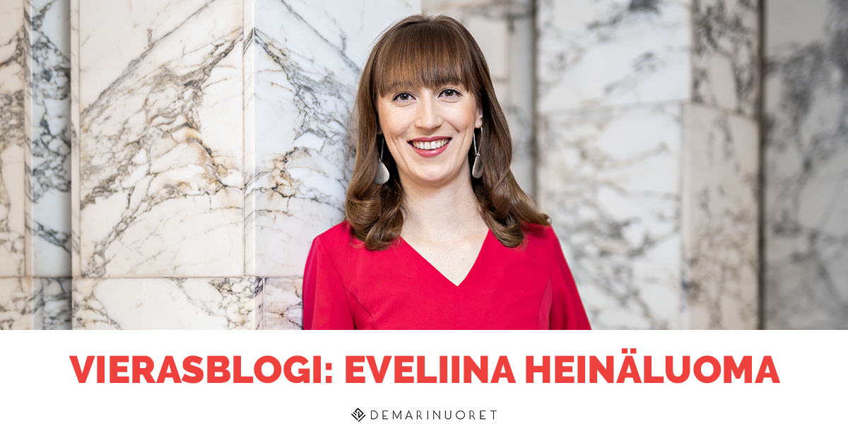 Kuvassa on kansanedustaja ja kuntavaltuutettu Helsingistä. Eveliina Heinäluoma.