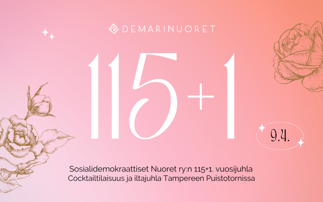 Demarinuorten 115+1 vuosijuhlat 9.4.2022 Tampereella