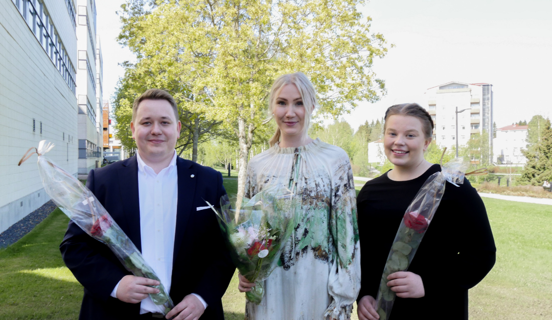 Emilia Kangaskolkka ja Kimi Uosukainen valittiin Demarinuorten varapuheenjohtajiksi