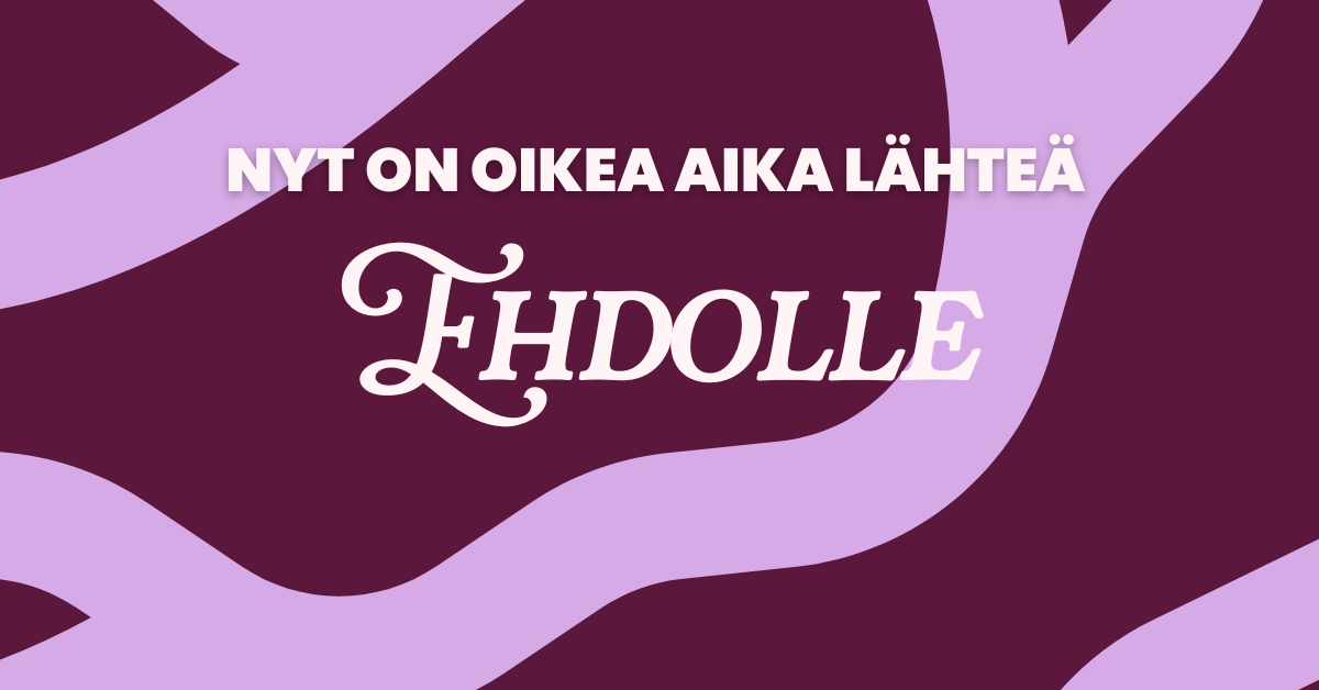 Nyt on oikea aika lähteä ehdolle.