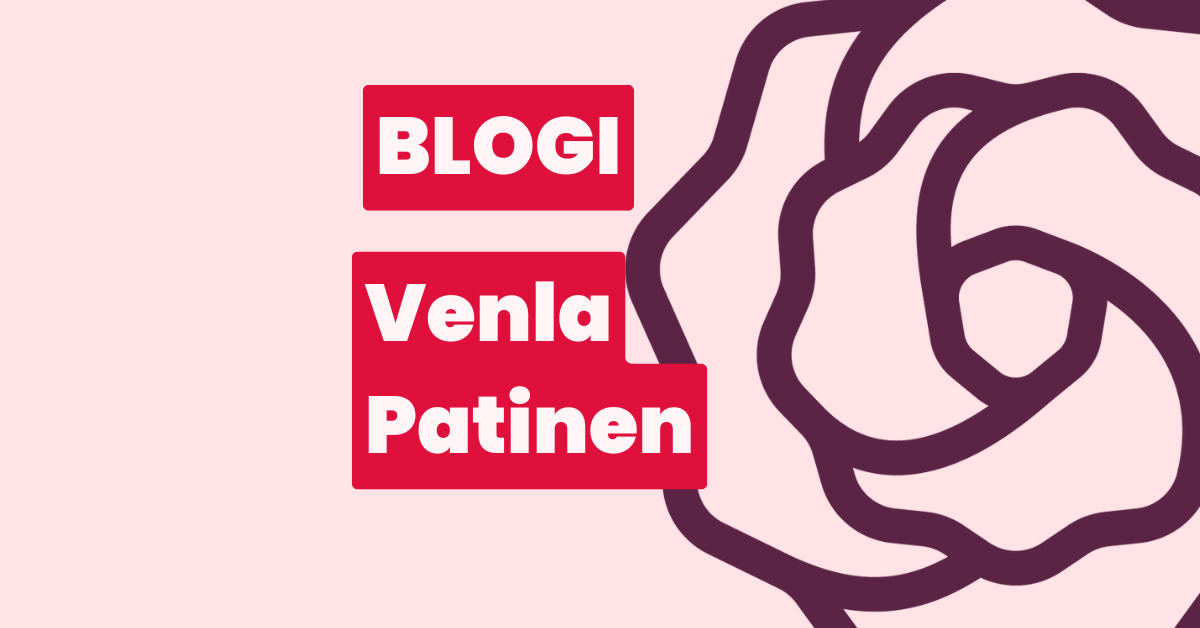 Kuvassa lukee blogi Venla Patinen.
